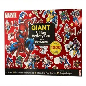 Marvel Giant Sticker Activity Pad with Over 1000 Reusable Stickers